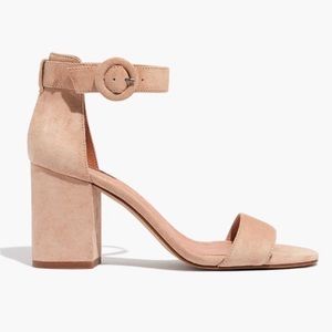 New! Madewell Regina Ankle Strap Heels